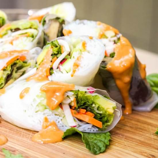 Vegan Veggie Summer Rolls