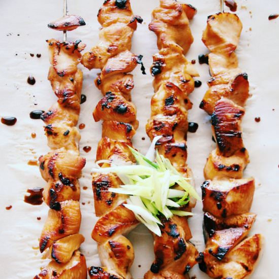 4 Ingredient Chicken Skewers