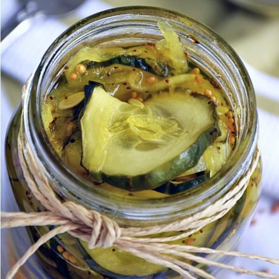 Homemade Bread and Butter Pickles