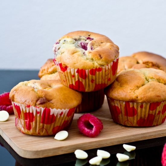 Raspberry Ricotta Muffins