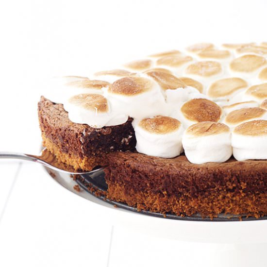 Smores Brownie Pie