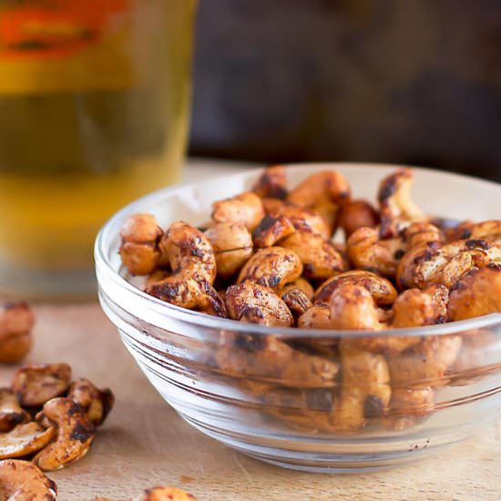 Sweet and Smokey Cashews