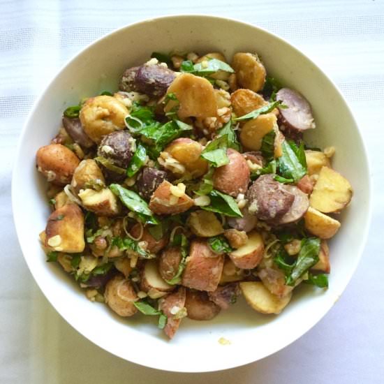 Roasted Potato Salad with Mustard