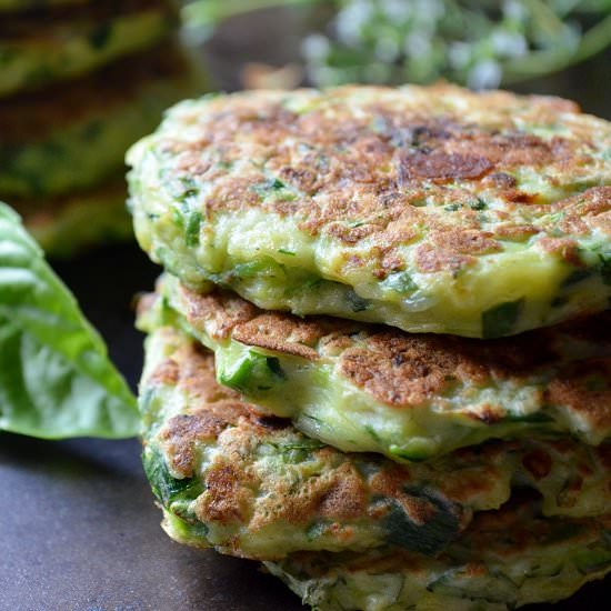 Mozzarella Zucchini Fritters