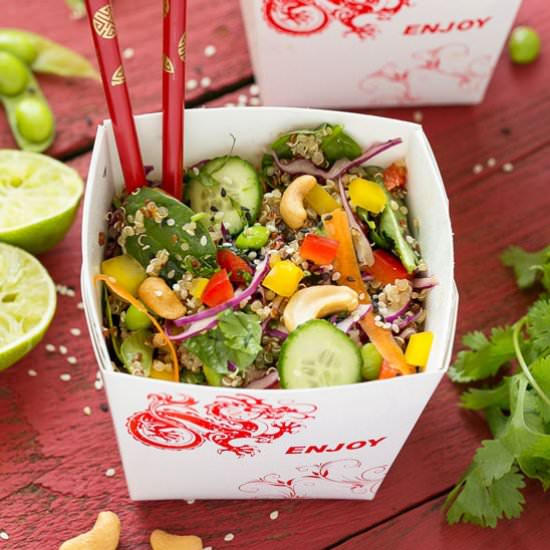 Sesame Lime Quinoa Salad