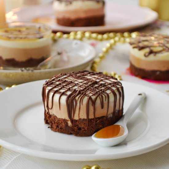 Triple Chocolate Mousse Cake