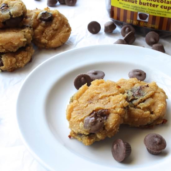 Coconut Flour PB Cup Cookies