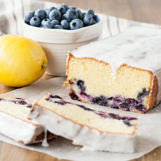 Lemon Blueberry Almond Loaf