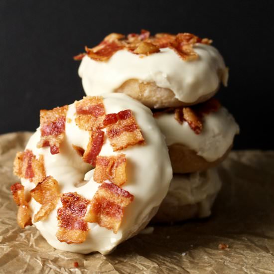 Maple Bacon Donuts