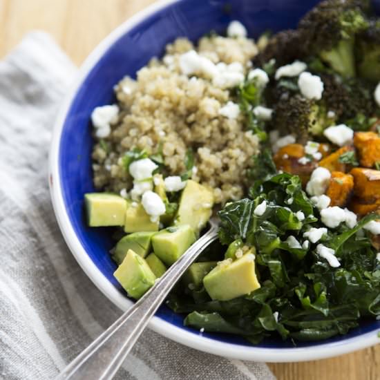 Sweet Potato and Broccoli Quinoa Salad