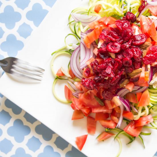 Summer Zucchini Noodle Salad