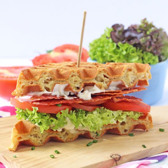 Cheddar & Chive BLT Waffles