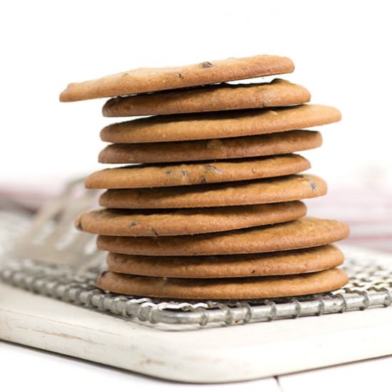 Flourless Chocolate Chip Cookies