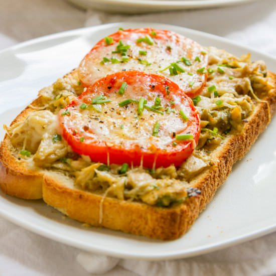 Open-Faced Tuna Melt