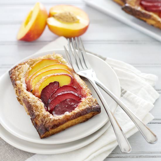 Nectarine and Plum Tart