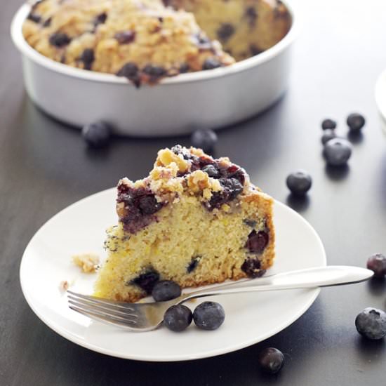 Lemon Blueberry Coffee Cake