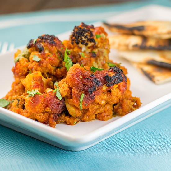 Baked Caulifower in Spice Sauce