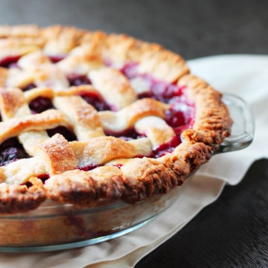 Michigan Sour Cherry Pie