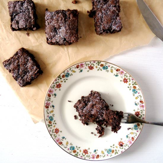 Zucchini Cashew Brownies