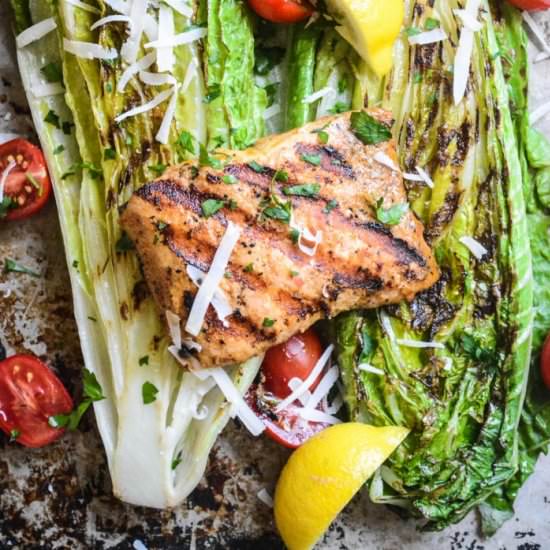 Grilled Wild Salmon Salad