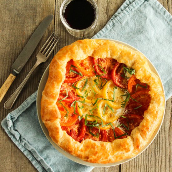 Tomato Goat Cheese Galette