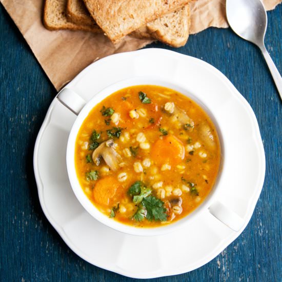 Barley Lentil Soup