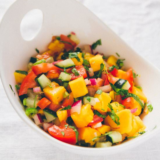 Cucumber Mango Salsa