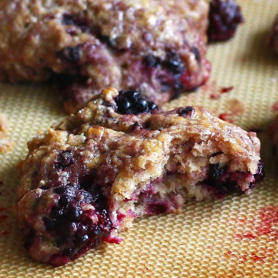 Blackberry Spice Scones