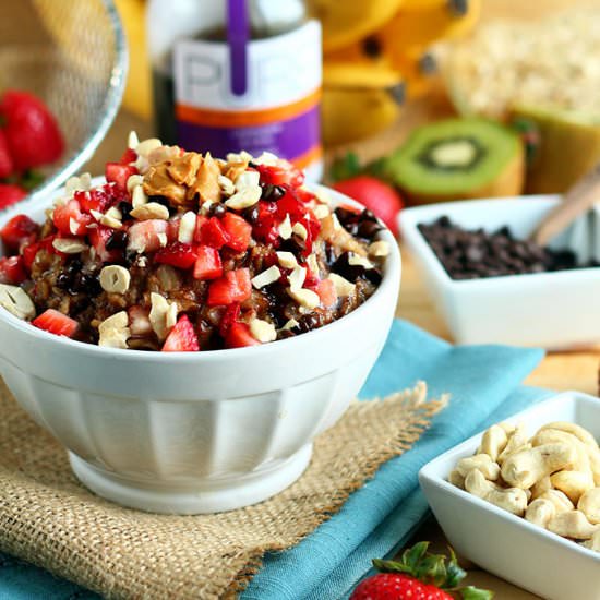Chocolate Strawberry Oatmeal