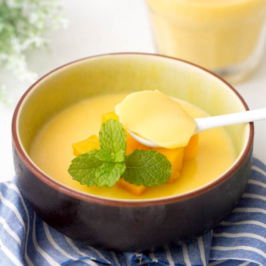Chinese Style Mango Pudding