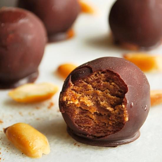 Pumpkin Peanut Butter Truffles