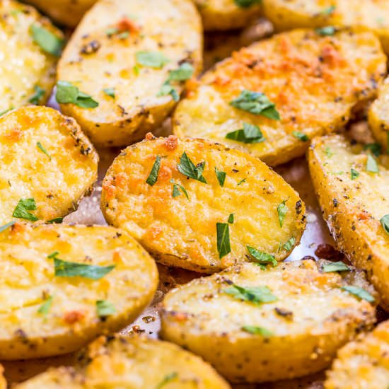 Parmesan and Herb Roasted Potatoes