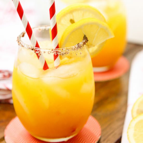 Spiked Chili Mango Lemonade