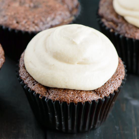 Chocolate Zucchini Cupcakes