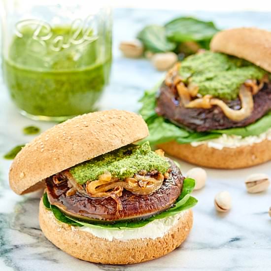 Portobello Mushroom Burger