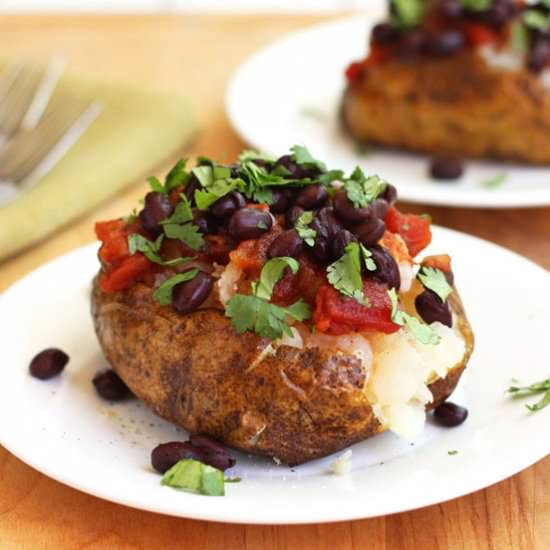 Toaster Oven Baked Potatoes