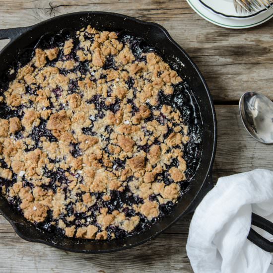 Blueberry Coconut Crisp