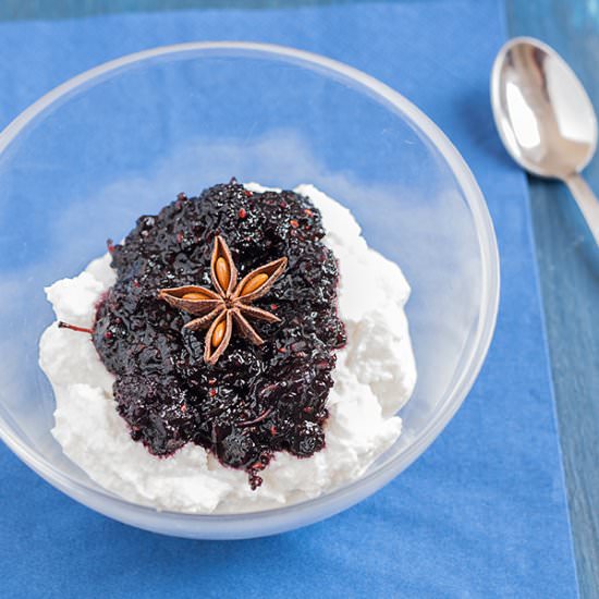 Mulberry Jam with Star Anise