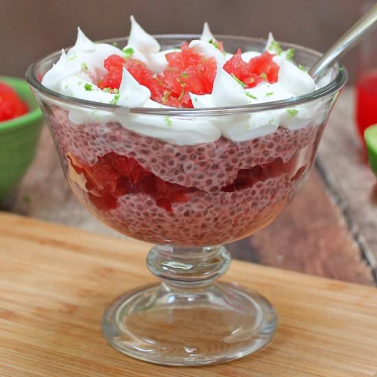 Watermelon Chia Parfait