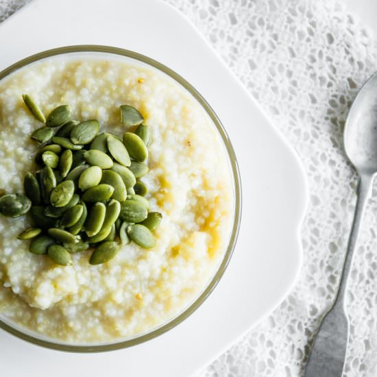 Banana Millet Porrdige