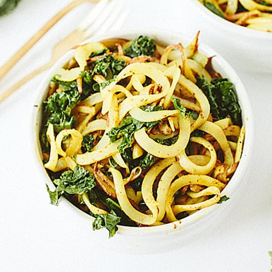 Curried Potato Noodles