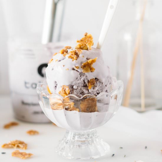 Lavender Honey Ice Cream