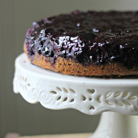 Blueberry Upside-Down Cake