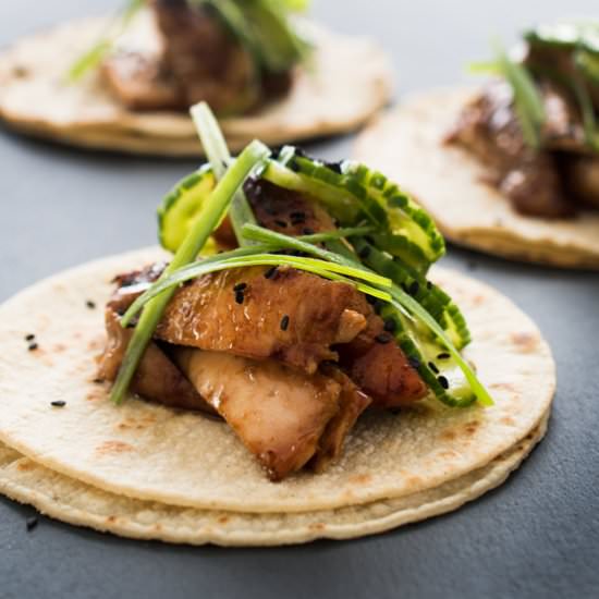 Chicken Teriyaki Tacos