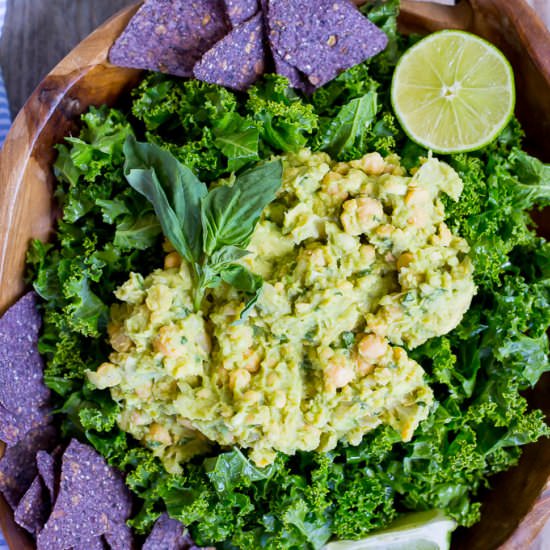Smashed Chickpea & Avocado Salad