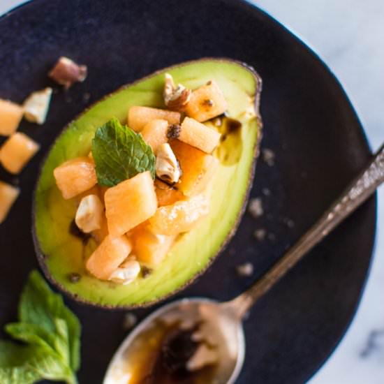 Avocado Cantaloupe Bowls