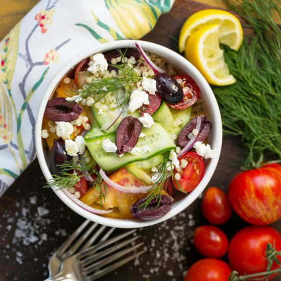 Greek Couscous Bowls