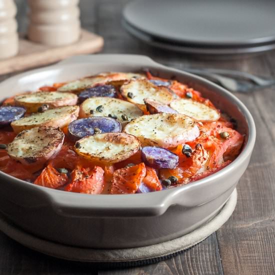 Tomato & Potato Gratin