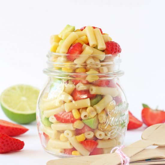 Avocado & Strawberry Pasta Salad