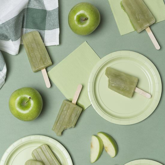 Green Apple Popsicles